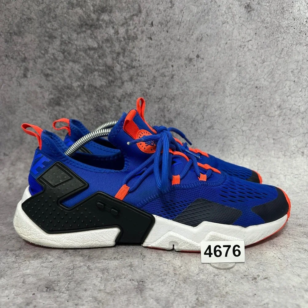 Nike Air Huarache Drift Mens 11 Blue Orange Sneakers AO1133-400 Racer Blue